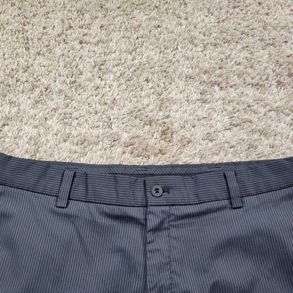 Nike Golf Pants Mens 34x30 Blue Dri-Fit Casual Preppy Outdoor Striped - Picture 2 of 7